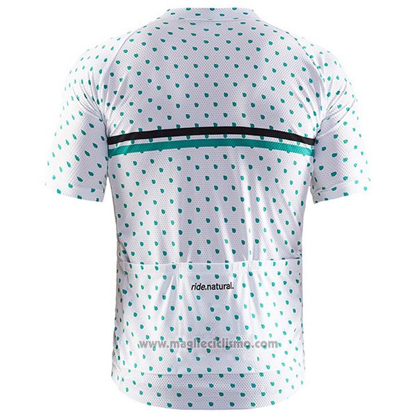 2017 Abbigliamento Ciclismo Bora Bianco Manica Corta e Salopette